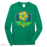 Soccer Ice Cream Drip Long Sleeve Shirt thumb 0