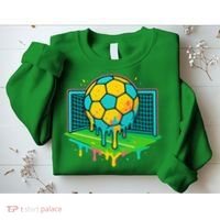 Soccer Ice Cream Drip Sweatshirt thumb 2