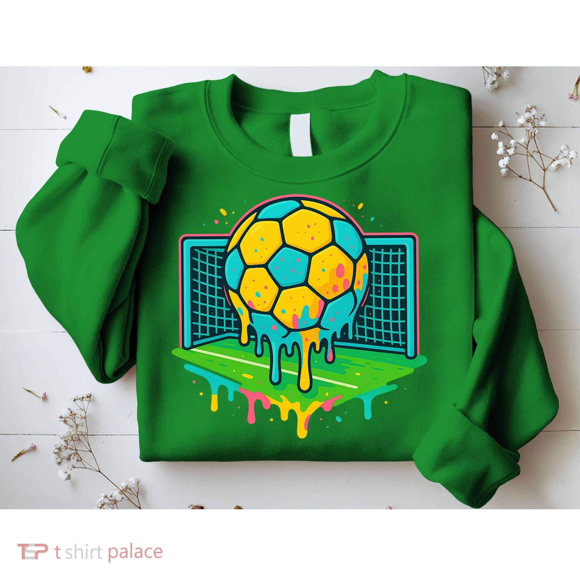 Soccer Ice Cream Drip Sweatshirt
