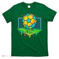Soccer Ice Cream Drip T-Shirt thumb 0