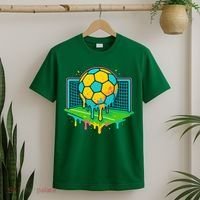 Soccer Ice Cream Drip T-Shirt thumb 2