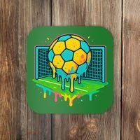 Soccer Ice Cream Drip Coaster thumb 0
