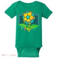 Soccer Ice Cream Drip Baby Bodysuit thumb 0