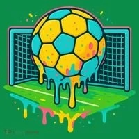 Soccer Ice Cream Drip Toddler Hoodie thumb 2