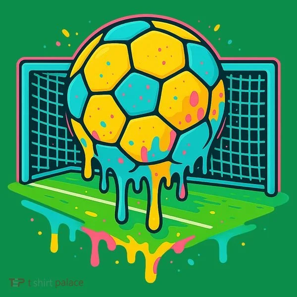 Soccer Ice Cream Drip Toddler Hoodie