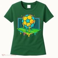 Soccer Ice Cream Drip Women's T-Shirt thumb 0