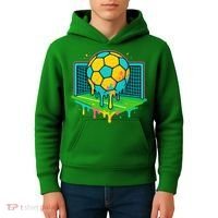 Soccer Ice Cream Drip Kids Hoodie thumb 4