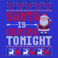 Santa Is Coming Tonight Chrismtas Present Ugly Xmas Sweater Gift Polo thumb 2