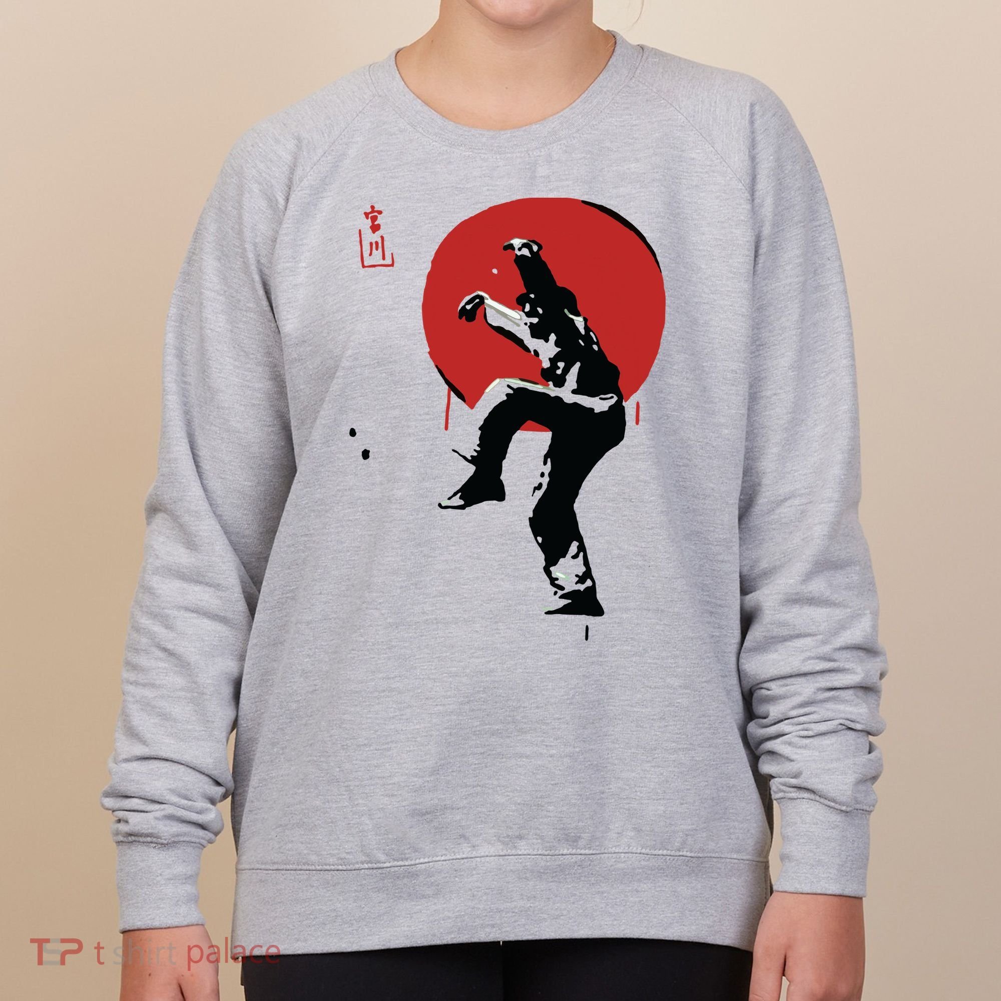 Sumi Ink Crane Kick Women's Sweatshirt
