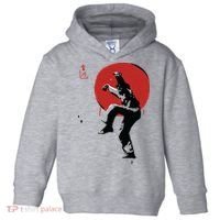 Sumi Ink Crane Kick Toddler Hoodie thumb 0