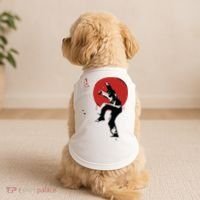 Sumi Ink Crane Kick Doggie Tank thumb 2