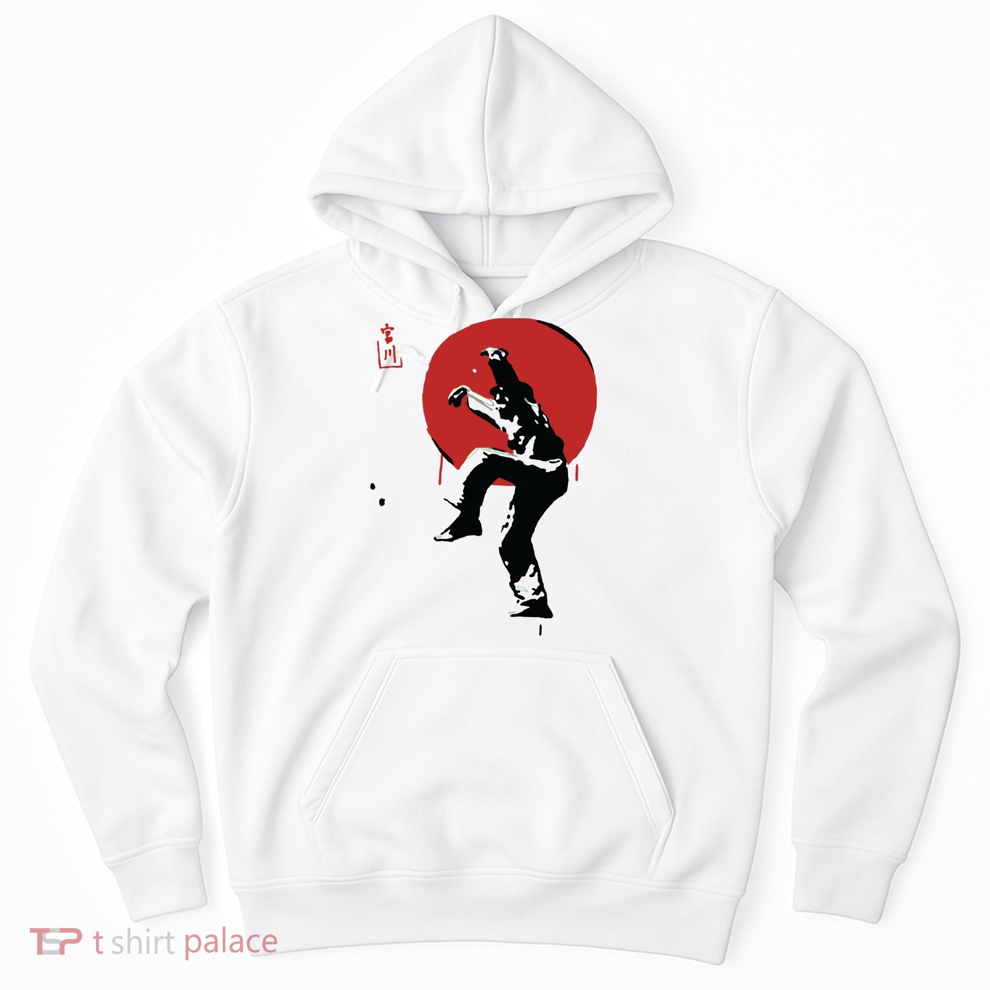 Sumi Ink Crane Kick Hoodie