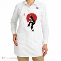 Sumi Ink Crane Kick Apron thumb 2