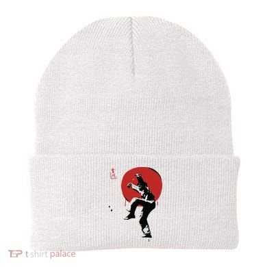 Sumi Ink Crane Kick Beanie
