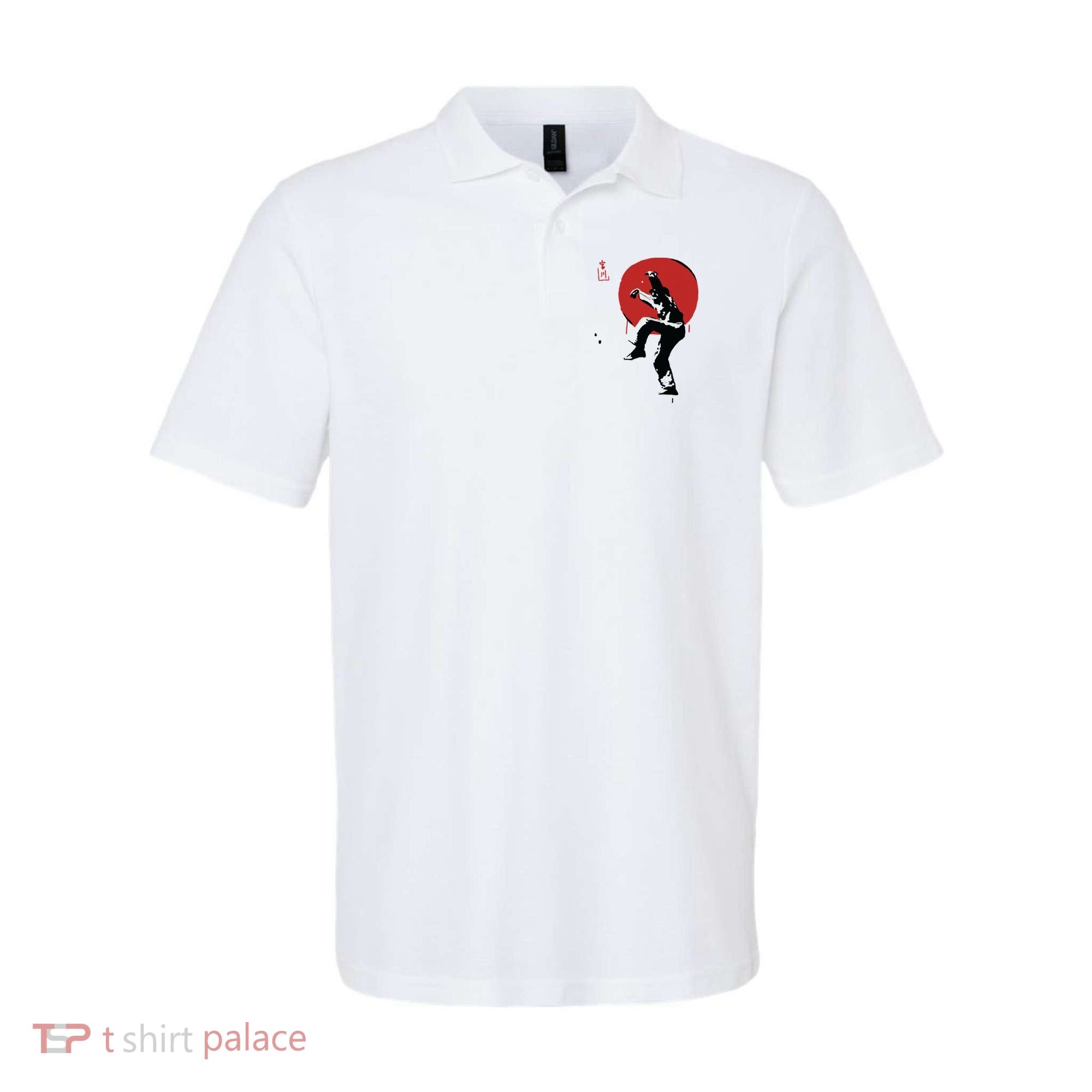 Sumi Ink Crane Kick Polo