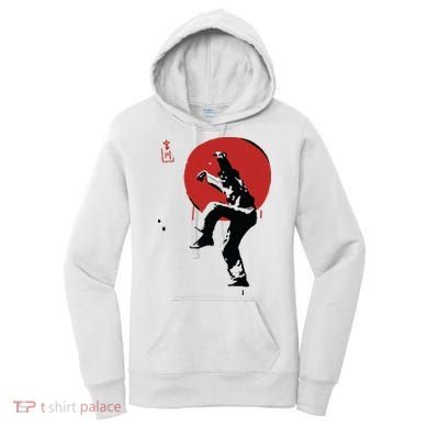 Sumi Ink Crane Kick Women's Hoodie