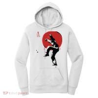 Sumi Ink Crane Kick Women's Hoodie thumb 0