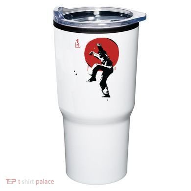 Sumi Ink Crane Kick Tumbler