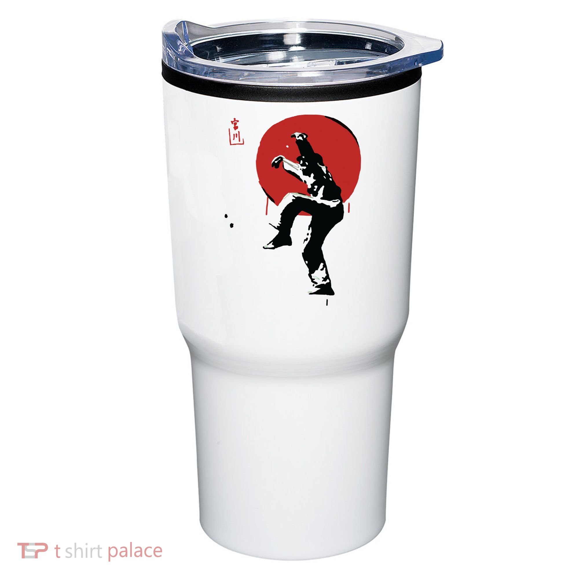 Sumi Ink Crane Kick Tumbler