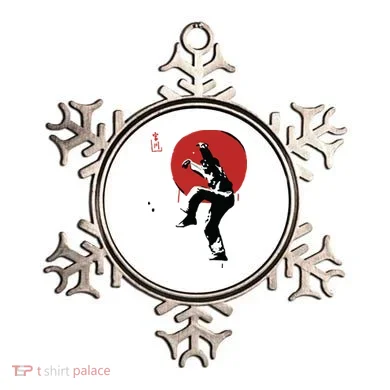 Sumi Ink Crane Kick Ornament