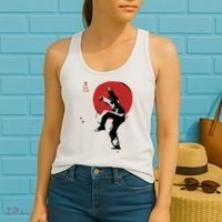 Sumi Ink Crane Kick Women's Tank Top thumb 2