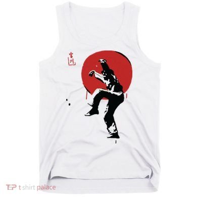 Sumi Ink Crane Kick Tank Top
