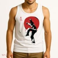Sumi Ink Crane Kick Tank Top thumb 3