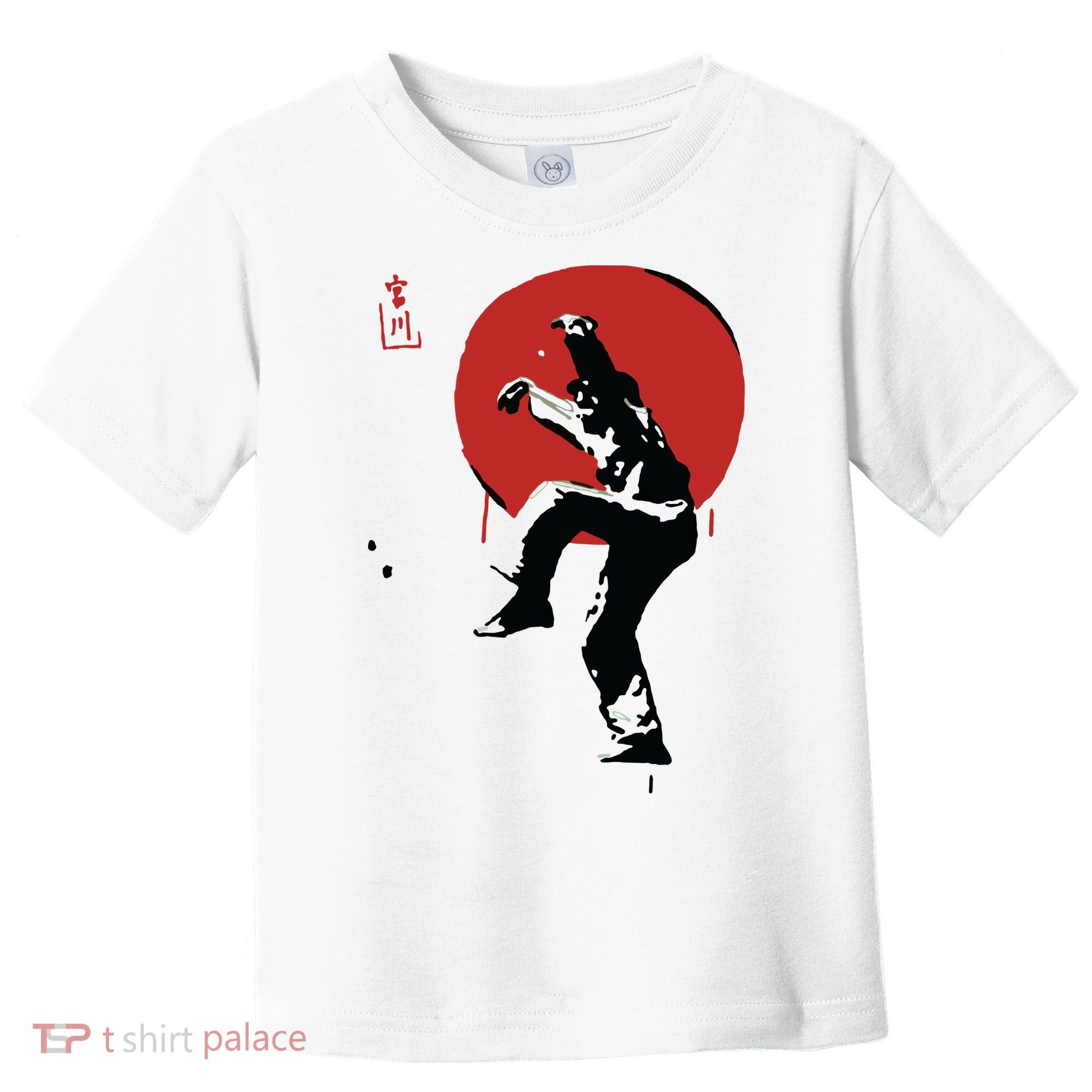 Sumi Ink Crane Kick Toddler T-Shirt