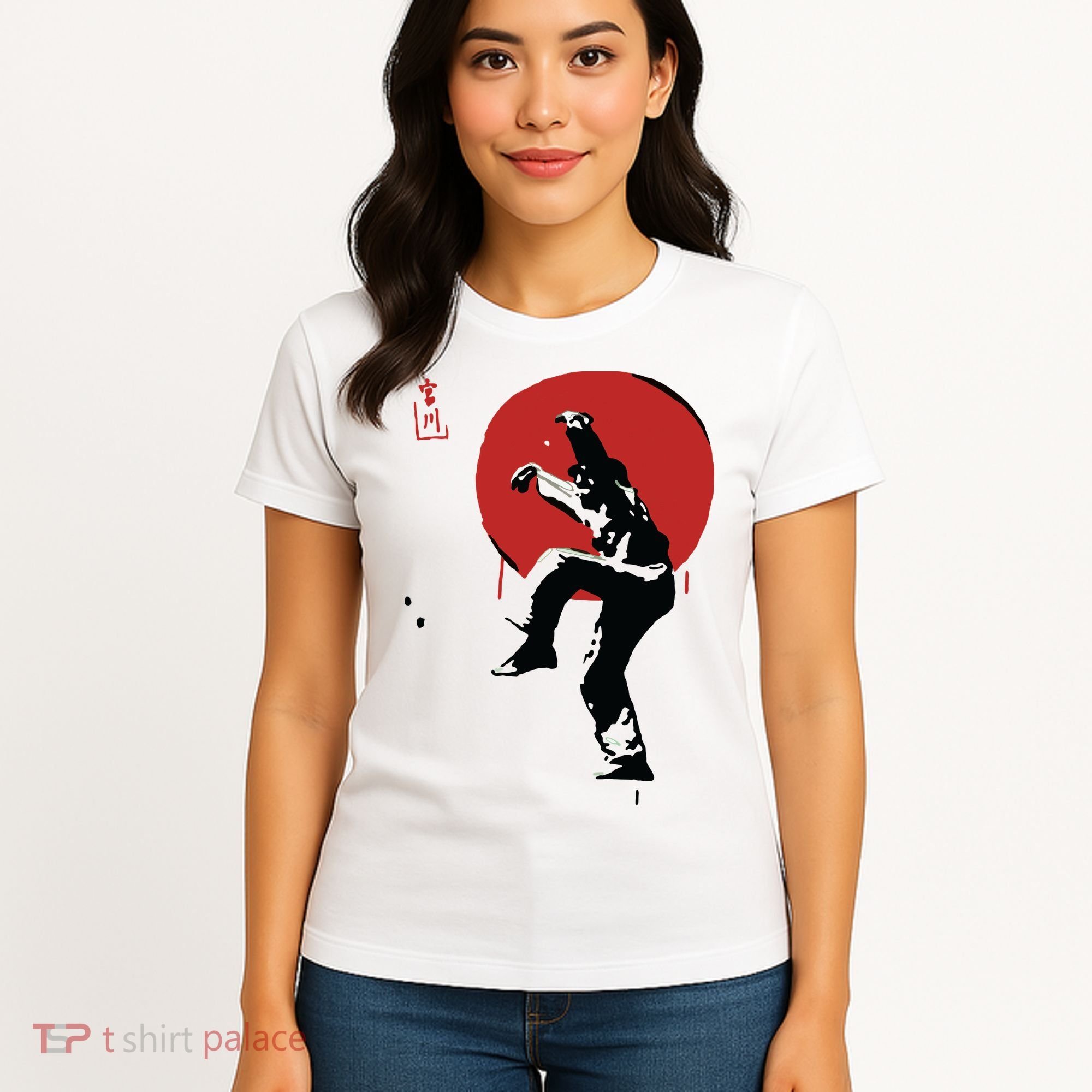 Sumi Ink Crane Kick Women's T-Shirt