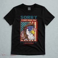 Sorry I Cant Hear You Over The Sound Of My Freedom Eagle T-Shirt thumb 5