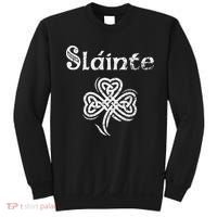 Slainte Irish Cheers Good Health St Patricks Day Sweatshirt thumb 0