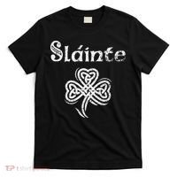 Slainte Irish Cheers Good Health St Patricks Day T-Shirt thumb 0