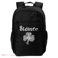 Slainte Irish Cheers Good Health St Patricks Day Backpack thumb 0