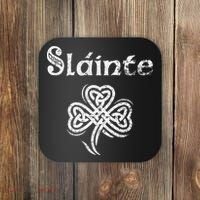 Slainte Irish Cheers Good Health St Patricks Day Coaster thumb 0