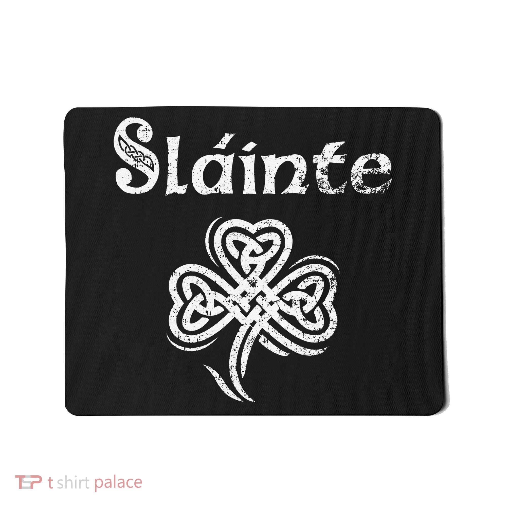 Slainte Irish Cheers Good Health St Patricks Day Mousepad