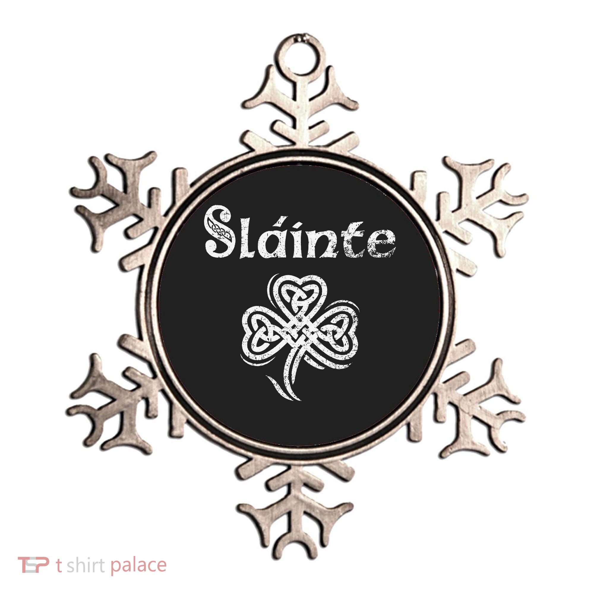 Slainte Irish Cheers Good Health St Patricks Day Ornament