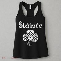 Slainte Irish Cheers Good Health St Patricks Day Women's Tank Top thumb 3