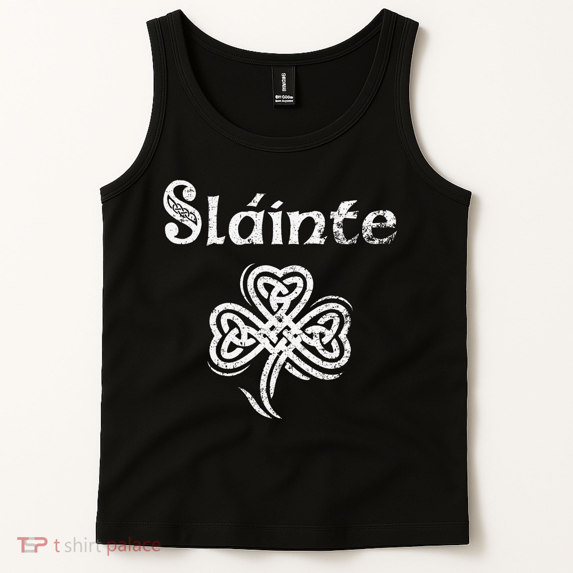 Slainte Irish Cheers Good Health St Patricks Day Tank Top
