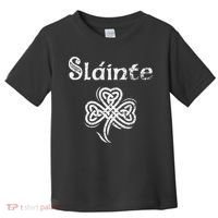 Slainte Irish Cheers Good Health St Patricks Day Toddler T-Shirt thumb 0