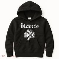 Slainte Irish Cheers Good Health St Patricks Day Kids Hoodie thumb 0