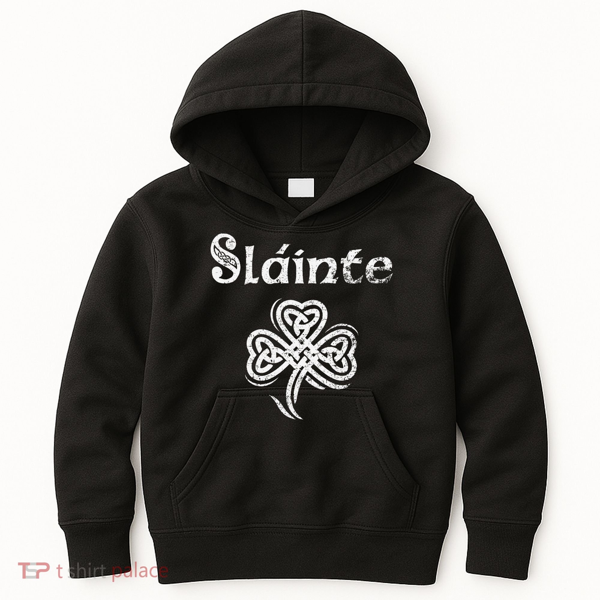 Slainte Irish Cheers Good Health St Patricks Day Kids Hoodie