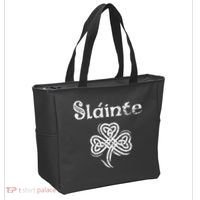 Slainte Irish Cheers Good Health St Patricks Day Tote Bag thumb 2