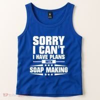 Sorry I CanT I Have Plans With Soap Making Meaningful Gift Tank Top thumb 2