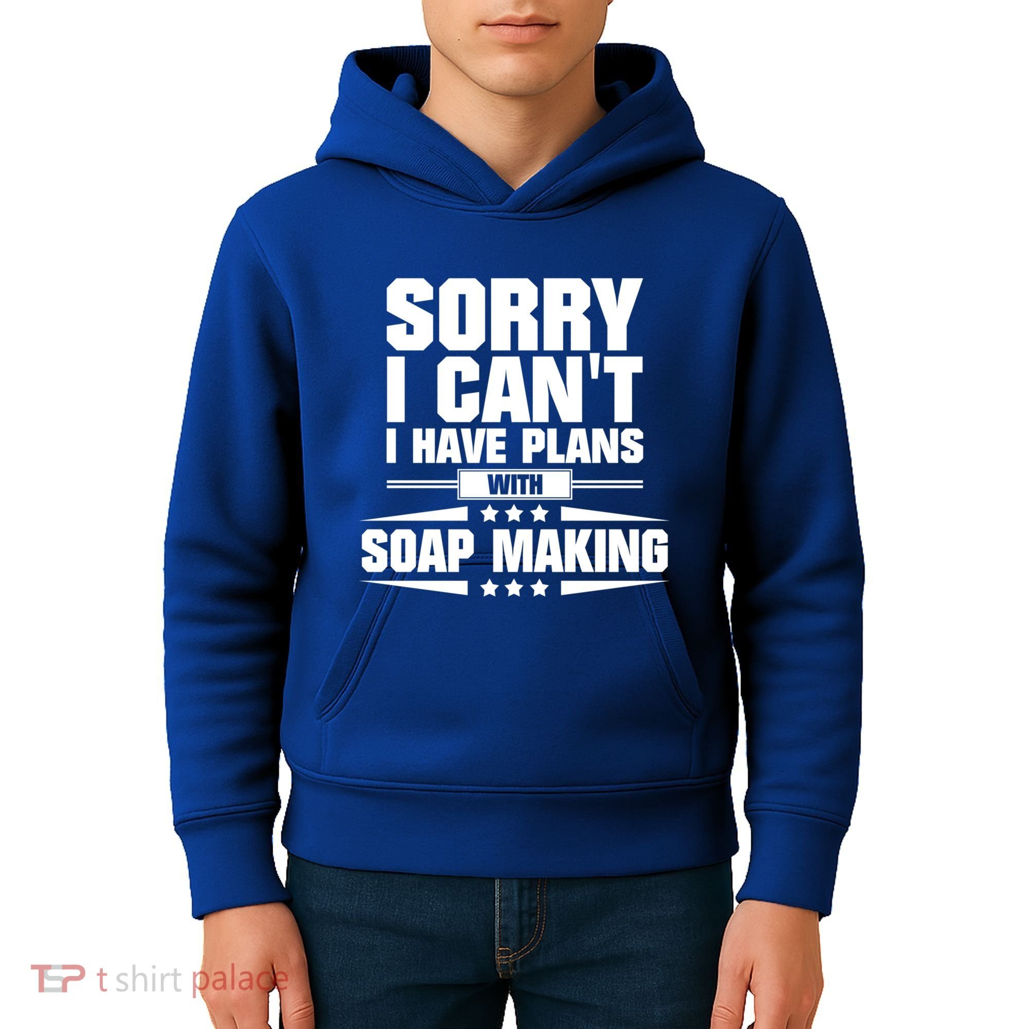 Sorry I CanT I Have Plans With Soap Making Meaningful Gift Kids Hoodie