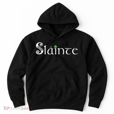 Slainte! Irish Cheers St Patrick's Day Leprechaun Toast Hoodie