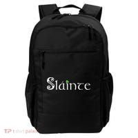 Slainte! Irish Cheers St Patrick's Day Leprechaun Toast Backpack thumb 0