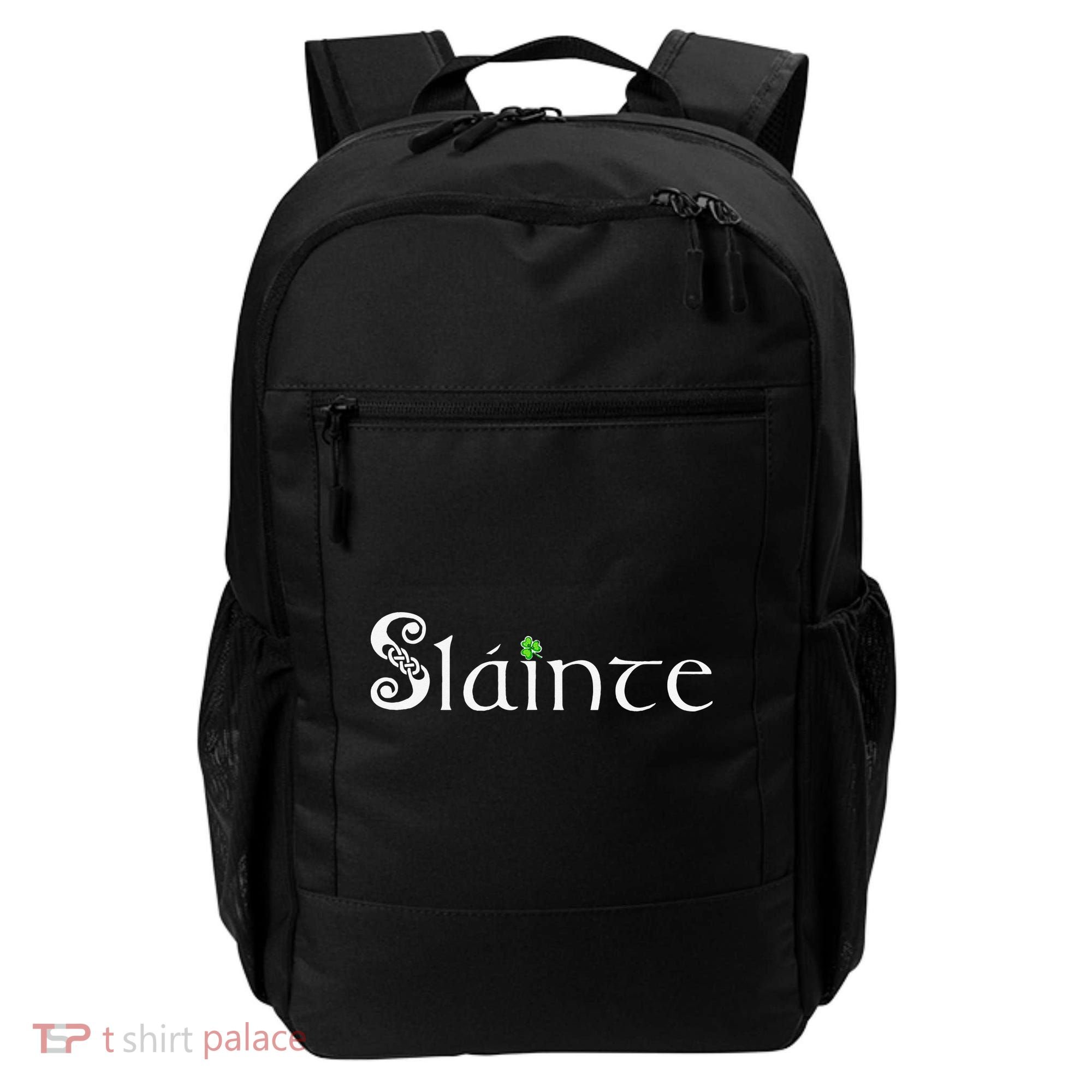 Slainte! Irish Cheers St Patrick's Day Leprechaun Toast Backpack
