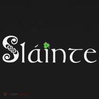 Slainte! Irish Cheers St Patrick's Day Leprechaun Toast Mousepad thumb 1