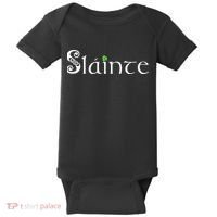 Slainte! Irish Cheers St Patrick's Day Leprechaun Toast Baby Bodysuit thumb 0