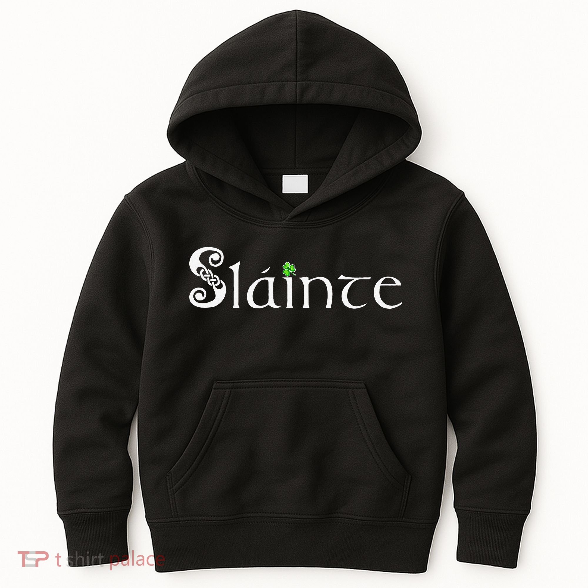 Slainte! Irish Cheers St Patrick's Day Leprechaun Toast Kids Hoodie